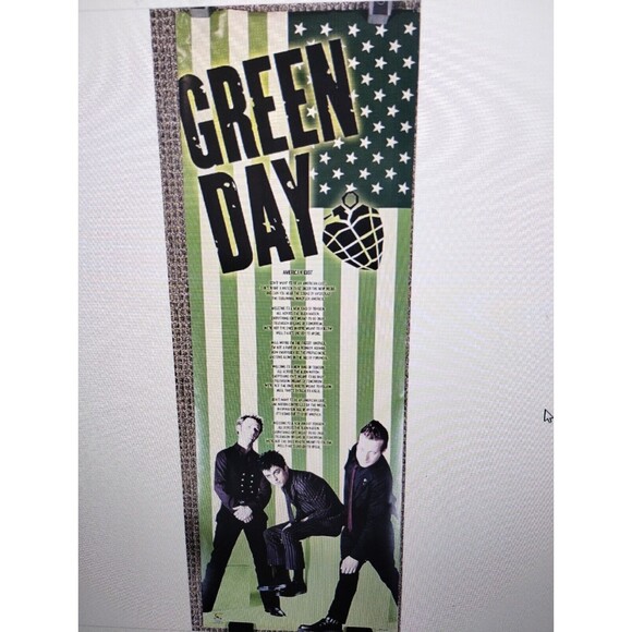 Green Day American Idiot Tall Poster DP318 - 21"x 61.5" - RARE! NEW Sealed Door - Picture 1 of 9